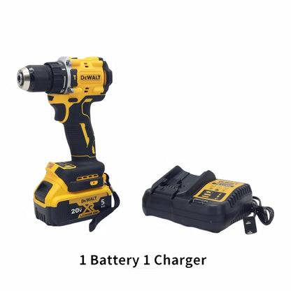 DEWALT DCF850 & DCF805 XR Brushless Cordless Impact Wrench Set with Lithium Batteries - Lightweight, High Torque, Fast Rotation, Electronic Brake, and Control Mode for Professional Contractors and Construction Applications