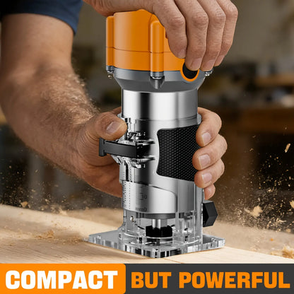 Advanced Woodworking Carving Machine with Precision Edge and Roller Guides for Accurate Edge Trimming and Irregular Wood Shaping, Ideal for Groove Milling and Edge Finishing, Perfect Gift for Woodworking Aficionados